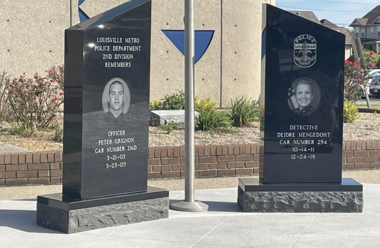Monumento rinde homenaje a oficiales caídos de la Policía Metropolitana de Louisville