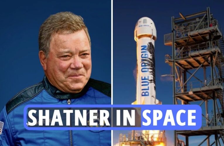 William Shatner, de 90 años, se convierte en la persona de mayor edad en volar al espacio.