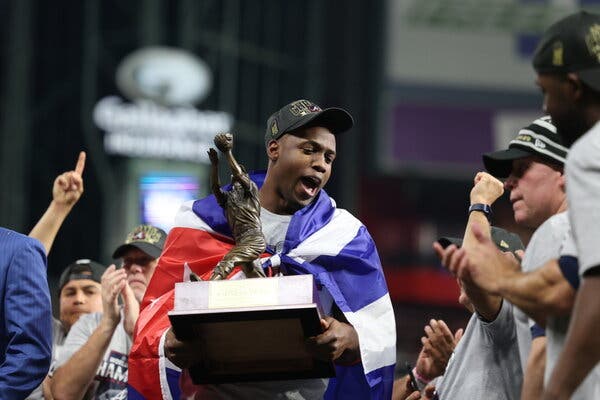 Jorge Soler guía a los Bravos de Atlanta al título de Serie Mundial