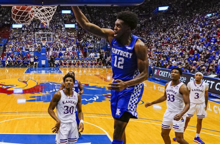 Kentucky, clasificado No. 2 en el top 16 del torneo masculino de la NCAA 2022