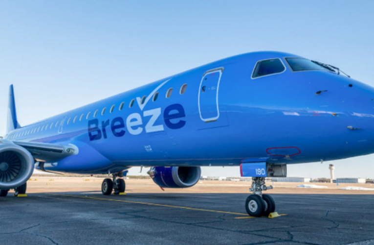 Breeze Airways anuncia un nuevo servicio sin escalas a San Francisco.