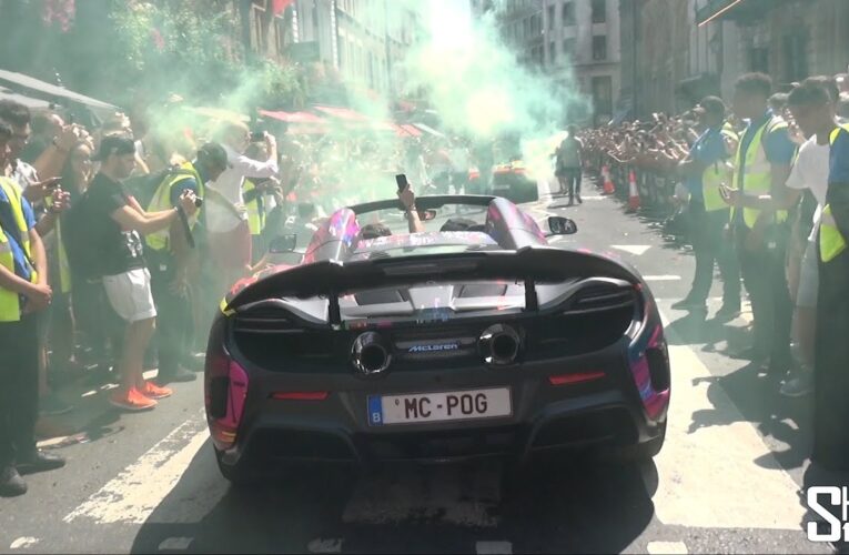El Rally Gumball 3000 hace una parada en Bardstown.