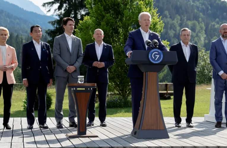 El G7 se compromete a apoyar a Ucrania “el tiempo que sea necesario”