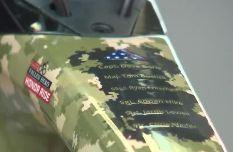 Coronel retirado cabalga campo a través para honrar a 6 hermanos caídos.