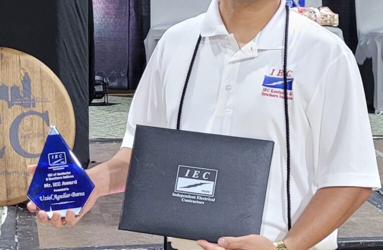 Rostros locales: Uziel Aguilar, cumpliendo metas, de ayudante a electricista profesional