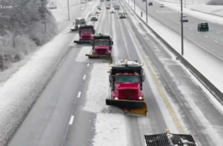 Metro de Louisville: carreteras ‘en buenas condiciones de conducción’ mientras los equipos de nieve continúan los tratamientos de carreteras