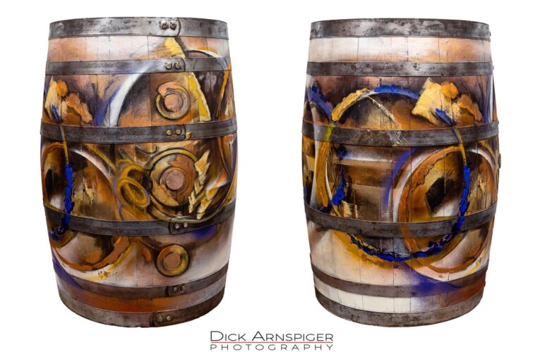 Nueva exhibición de arte de barriles de bourbon en el Museo de Historia de Frazier recauda miles para organizaciones benéficas locales