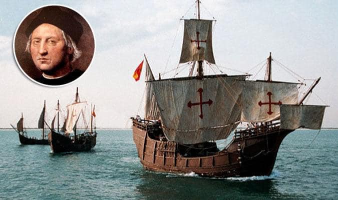 Réplica del barco La Pinta de Cristóbal Colón atracado por unos días en Louisville