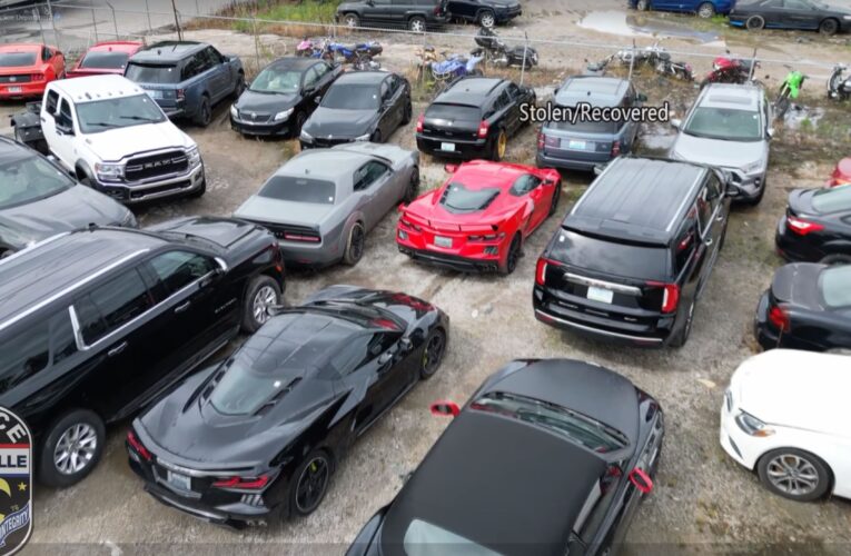 Operación Havana Highway: La policía de Louisville recupera 30 vehículos robados y clonados