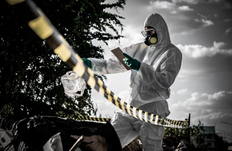 Derrame de materiales peligrosos en la zona de Cane Run Road