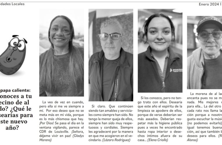 La papa caliente: ¿Conoces a tu vecino de al lado? ¿Qué le desearías para este nuevo año?