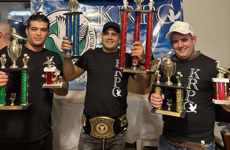 Rostros locales: Celebran premiación del campeonato de pichones en el Kentucky Racing Pigeon Club