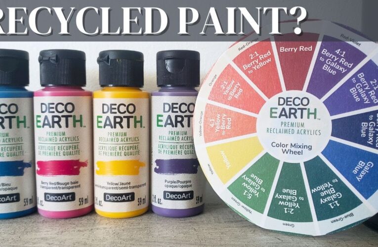 Con DecoEARTH, DecoArt lanza la primera pintura artesanal acrílica recuperada