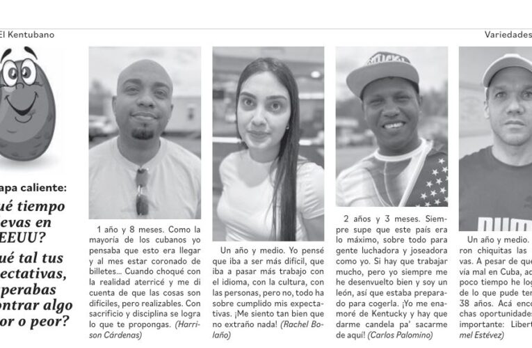 La papa caliente: ¿Qué tiempo llevas en EEUU? ¿Qué tal tus expectativas, esperabas encontrar algo mejor o peor?