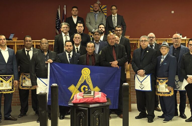 Rostros locales: Masones hispanos en Louisville fundan la logia “La Rosa Blanca” No. 28
