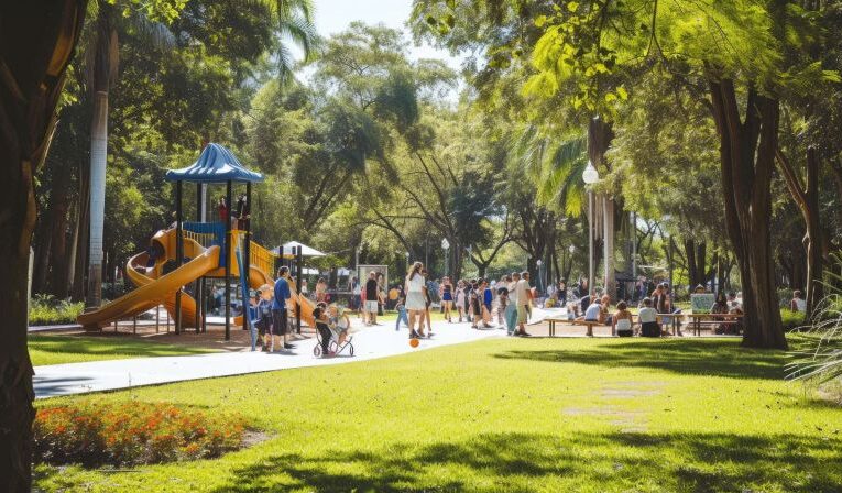 Se inicia la construcción de un nuevo parque en el centro cerca del distrito médico de Louisville