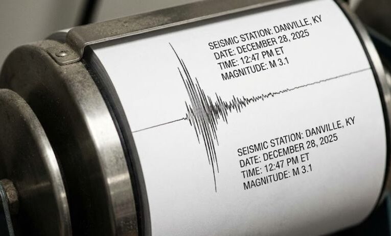 Sismo de magnitud 3.1 sacude el centro de Kentucky: epicentro entre Danville y Richmond